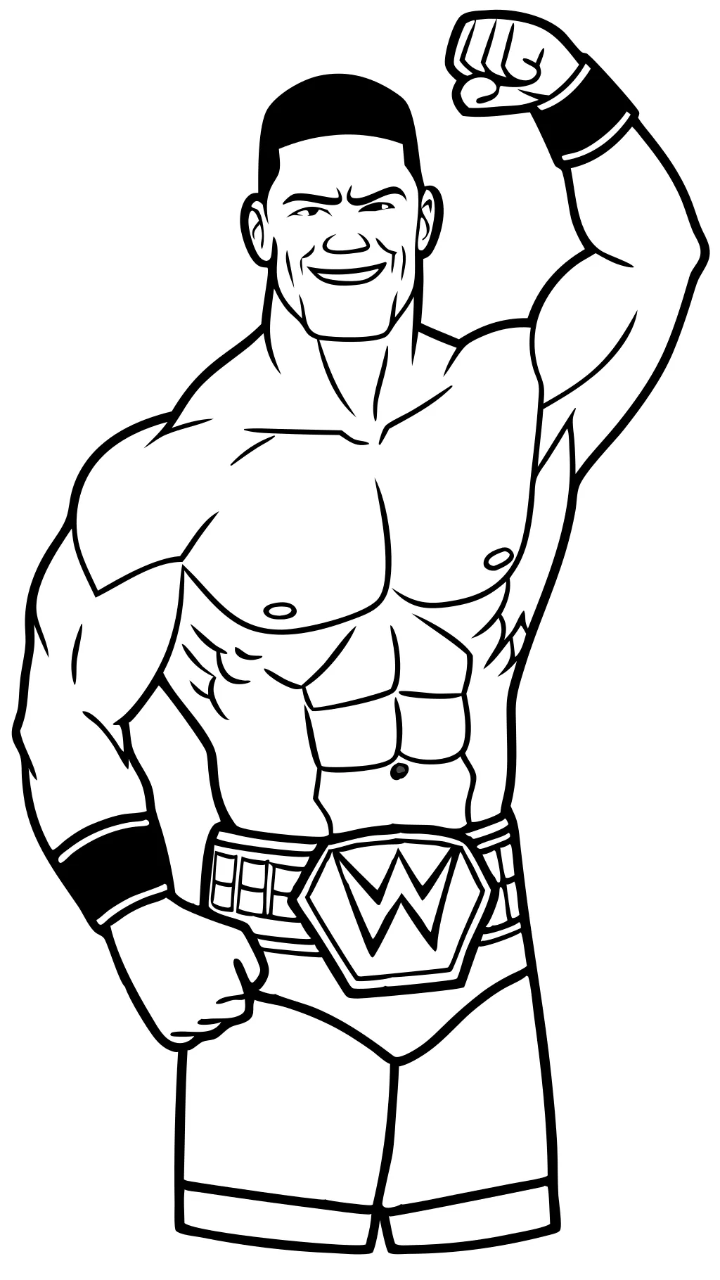 john cena coloring pages